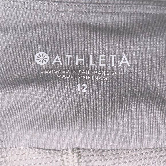 ATHLETA Soho Skort Skirt with Attached Shorts, #211382, Light Gray, Size 12 - Picture 9 of 11